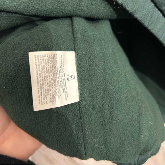 Old Navy Dark Green Quilted Puffer Vest XS Women’s - Picture 6 of 6